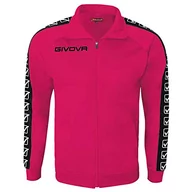 Garnitury - Givova Męska kamizelka Giacca Tricot Band kamizelka, różowa, XS - miniaturka - grafika 1