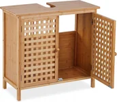 Szafki łazienkowe - Bambusowa Szafka Pod Umywalkę - miniaturka - grafika 1