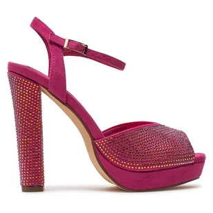 Sandały Menbur 24791 Różowy - Sandały damskie - miniaturka - grafika 1