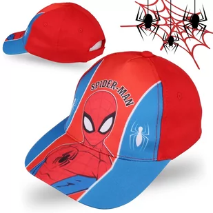 MARVEL SpiderMan Czerwona, chłopięca czapka z daszkiem, dla chłopca 54 cm - Czapki damskie - miniaturka - grafika 1