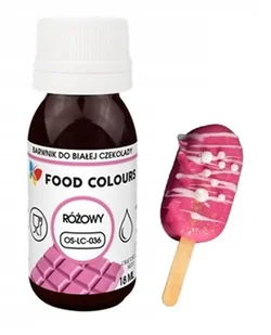 BARWNIK OLEJOWY DO MAS TŁUSTYCH CZEKOLADY RÓŻOWY - Dodatki do ciast w proszku - miniaturka - grafika 1