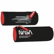 Starpak Piórnik tuba 1 zamek NASA czarny - Piórniki - miniaturka - grafika 1