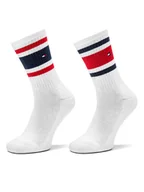 Skarpetki dla dzieci - Tommy Hilfiger Zestaw 2 par wysokich skarpet dziecięcych 701229942 Biały - miniaturka - grafika 1