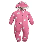 Kombinezony dla dzieci - Kombinezon przejściowy BS dres jagodowy r. 86 - miniaturka - grafika 1