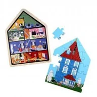 Puzzle - Puzzle Baby Muminki drewniane 19el - puzzle - miniaturka - grafika 1