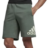 Spodnie sportowe męskie - Spodenki adidas Must Haves Badge Of Sport HL2225 - zielone - Adidas - miniaturka - grafika 1