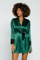 Szlafroki damskie - Podomka Hailey Zielona - miniaturka - grafika 1