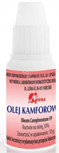 Avena  LAB.FARMACEUTYCZNE SOKULSKA-DURA I PALMOWS Olej Kamforowy, 10g - Leki przeciwbólowe - miniaturka - grafika 1