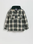 Kurtki i płaszcze dla chłopców - Reserved - Shacket w kratę - wielobarwny - miniaturka - grafika 1