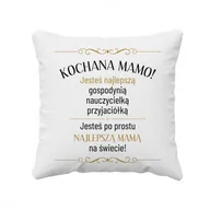 Poduszki dekoracyjne - Kochana mamo - poduszka dla mamy prezent na Dzień Matki - miniaturka - grafika 1