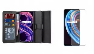 Braders Etui Wallet 2 + Szkło Hartowane do Realme 8 5G - Etui i futerały do telefonów - miniaturka - grafika 1