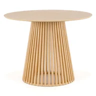 Stoły - Stół okrągły 120cm YY5940 naturalny dąb - miniaturka - grafika 1