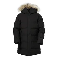 Płaszcze damskie - Damski Płaszcz pikowany zimowy HELLY HANSEN W BLOSSOM PUFFY 53624_990 – Czarny - miniaturka - grafika 1