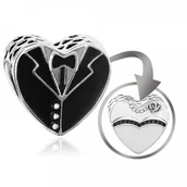 Charmsy - Murrano Charms Zawieszka Koralik 925 PARA MŁODA SR-363 - miniaturka - grafika 1