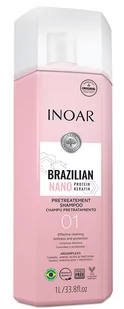 INOAR Nano Protein, szampon do kuracji keratynowej, 1000ml - Szampony do włosów - miniaturka - grafika 1