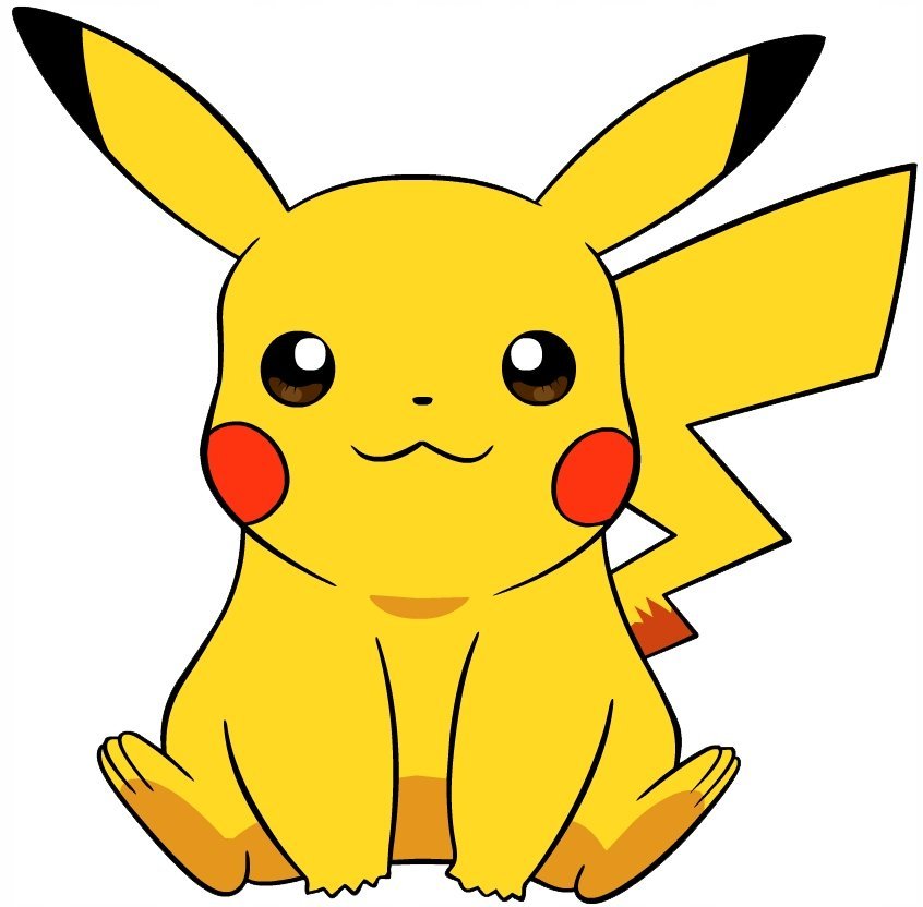Naklejka Uv Wypukła Ozdobna DTF UV Aplikacja Pikachu #3