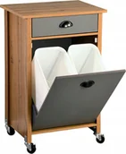 Pozostałe akcesoria kuchenne - Kesper Barek kuchenny z koszami do segregacji, 79 x 50 x 37 cm - miniaturka - grafika 1