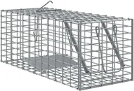 Zwalczanie i odstraszanie szkodników - vidaXL Pułapka na zwierzęta Antracyt 31 x 13 x 12 cm Stal - miniaturka - grafika 1