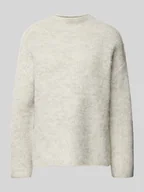 Swetry damskie - Sweter z dzianiny o kroju comfort fit z dodatkiem wełny model ‘MALA’ - miniaturka - grafika 1