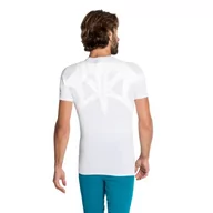 Koszulki męskie - Odlo Męski t-shirt Active Spine 2.0 biały XL 31327210000XL - miniaturka - grafika 1