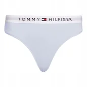 Majtki damskie - TOMMY HILFIGER STRINGI MAJTKI DAMSKIE THONG (EXT SIZES) NIEBIESKIE r.M - miniaturka - grafika 1