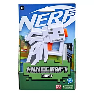 Nerf, Minecraft, wyrzutnia Microshots Ghost, F4421 - Zabawki militarne - miniaturka - grafika 1