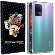 Etui i futerały do telefonów - Etui Do Reno 5 Lite Twardowsky Air + Szkło +Aparat - miniaturka - grafika 1