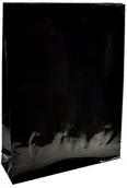 Akcesoria do pakowania - torby papierowe laminowane CZARNE na prezent 30x9x40 pakiet 10szt torebek - miniaturka - grafika 1