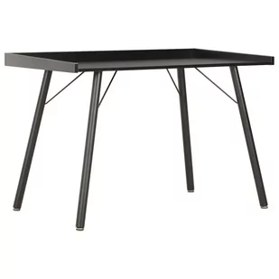 vidaXL vidaXL Biurko, czarne, 90 x 50 x 79 cm - Biurka - miniaturka - grafika 1