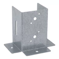 Inne mocowania - Psp Dx 120 Podstawa Słupa Otwarta 121X107Mm Ocynk - miniaturka - grafika 1