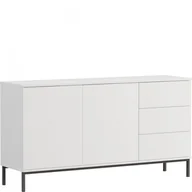 Komody - Komoda 2D3SZ QT-01 Querty GIB Meble Biały Mat - miniaturka - grafika 1