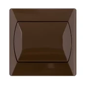 Wyłączniki światła i elektryczne - LEDart pojedynczy brązowy ŁP-1A/24 Akcent Ospel - miniaturka - grafika 1