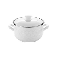 Garnki - Garnek emaliowany Pyza Diamond z pokrywką 16 cm 2,2 l - miniaturka - grafika 1