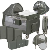 Łóżeczka i kojce - ŁÓŻECZKO TURYSTYCZNE KOJEC LIONELO SVEN PRZEWIJAK ZABAWKI TORBA TRANSPORTOWA MOSKITIERA - miniaturka - grafika 1