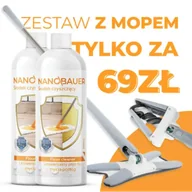 Środki do podłóg i mebli - Zestaw do podłóg z wykręcanym mopem i dwoma środkami czystości - miniaturka - grafika 1