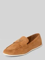 Półbuty damskie - Mokasyny z detalem z logo model ‘BAYLON’ - miniaturka - grafika 1