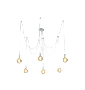 ATL ZD74B Lampa sufitowa 6 ramion biała - Lampy sufitowe - miniaturka - grafika 1
