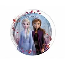 PROCOS DISNEY Talerzyki urodzinowe Frozen 2 - Kraina Lodu 2 - 20 cm - 8 szt. 91126 - Urodziny dziecka - miniaturka - grafika 1