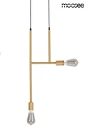 Lampy sufitowe - MOOSEE lampa wisząca RIVA 2 złota - miniaturka - grafika 1
