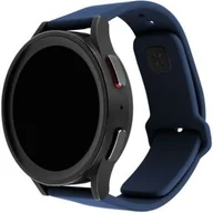 Akcesoria do smartwatchy - Fixed Silikonowy pasek Silicone Strap z szybkozłączką 20mm do smartwatcha, granatowy - miniaturka - grafika 1