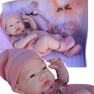 DUŻY BOBAS JAK ŻYWY 40cm, laleczka, baby,niemowlak - Lalki dla dziewczynek - miniaturka - grafika 1