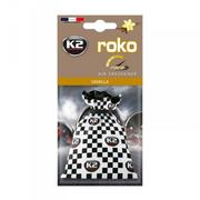 Zapachy samochodowe - K2 Modny odświeżacz powietrza w woreczku ROKO RACE WANILIA 25g V827R V827R - miniaturka - grafika 1