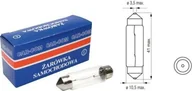 Żarówki samochodowe - Żarówka Samochodowa 24V 10W Sv8.5  11X41 do Auta 10szt. - miniaturka - grafika 1