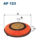 Filtry powietrza - Filtron AP 123 FILTR POWIETRZA - miniaturka - grafika 1