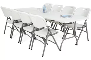 Zestaw mebli cateringowych 244 cm Premium 8+1 - Meble gastronomiczne - miniaturka - grafika 1