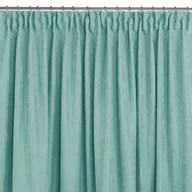 Zasłony - Zasłona MILANA kolor turkusowy styl klasyczny taśma smok transparentna 10 cm szenila 220x245 homede - CURT/HOM/MILANA/CHENILLE/P - miniaturka - grafika 1