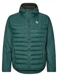 Ziener Męska kurtka termiczna NANTANO Outdoor / Skitour | wiatroszczelna, wełna, bez PFC, spruce green, 50 - Kurtki męskie - miniaturka - grafika 1