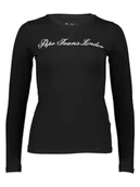 Koszulki i topy damskie - Pepe Jeans Koszulka w kolorze czarnym - miniaturka - grafika 1