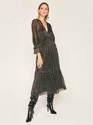 Sukienki - Iro Sukienka codzienna Mawson AN083 Czarny Regular Fit - miniaturka - grafika 1