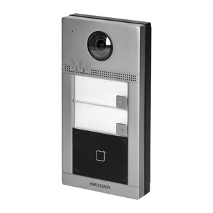 HIKVISION DS-KV8213-WME1(B) metalowa stacja zewnętrzna dwurodzinna WiFi/IP dedykowana do samodzielnej pracy lub do współpracy z monitorami IP Hikvision II generacji. - Wideodomofony - miniaturka - grafika 3